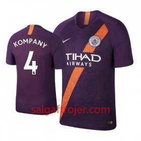 Manchester City Fodboldtrøjer Kompany 4 3. sæt 2018/19 Kort ærmer